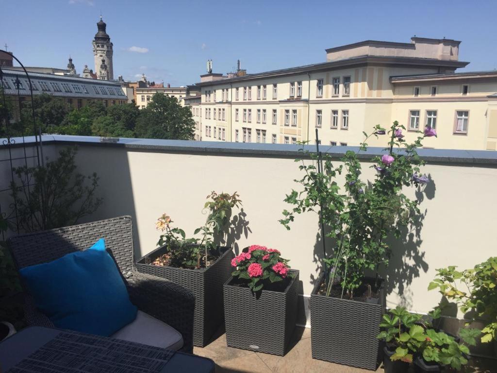 Luxusappartement Mitten In Leipzig Neueroeffnung ! Zewnętrze zdjęcie